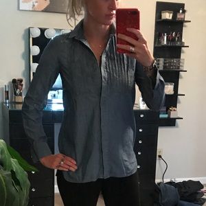 Armani Exchange Blue jean shirt